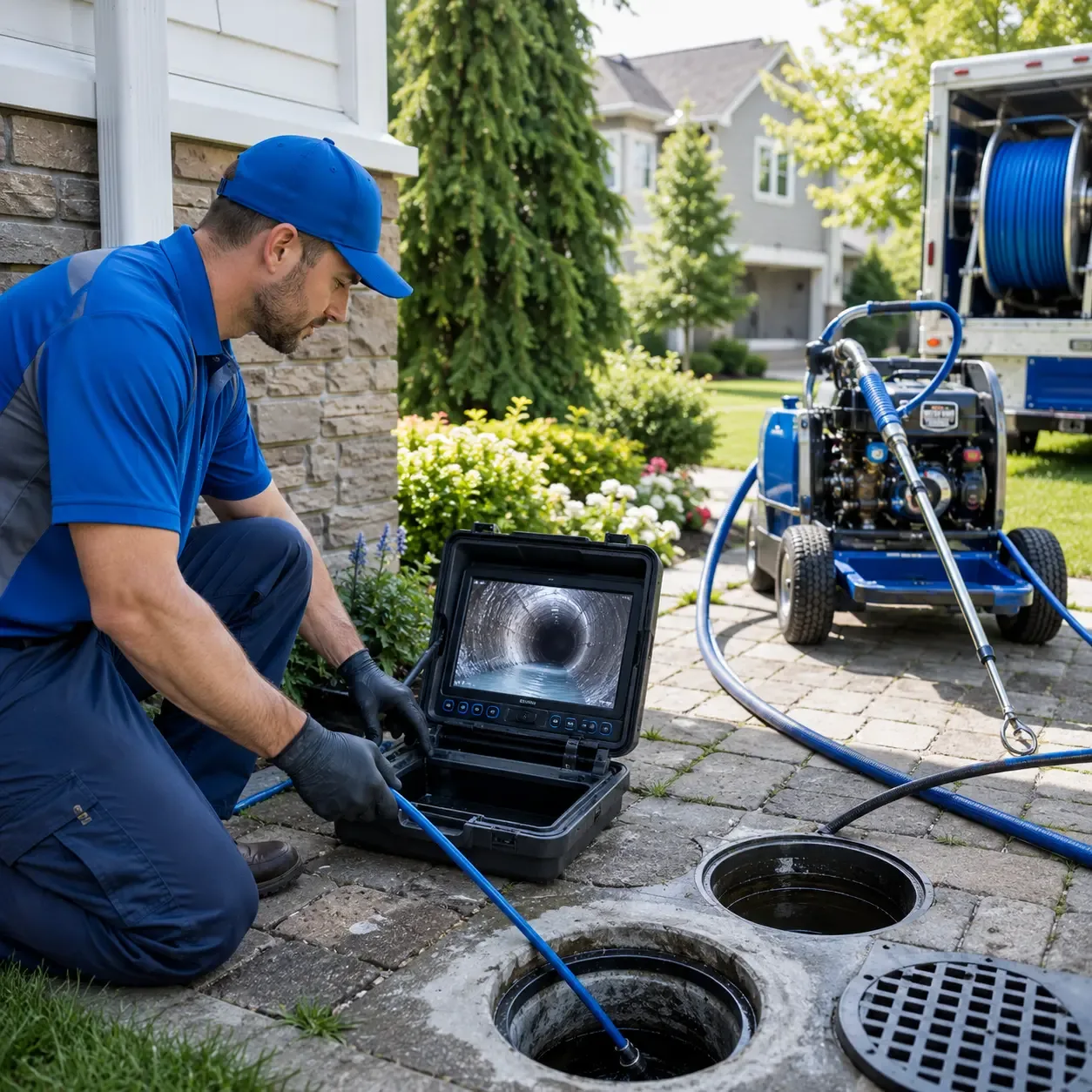 Outdoor drain cleaning professionals serving Grosse Tete, LA